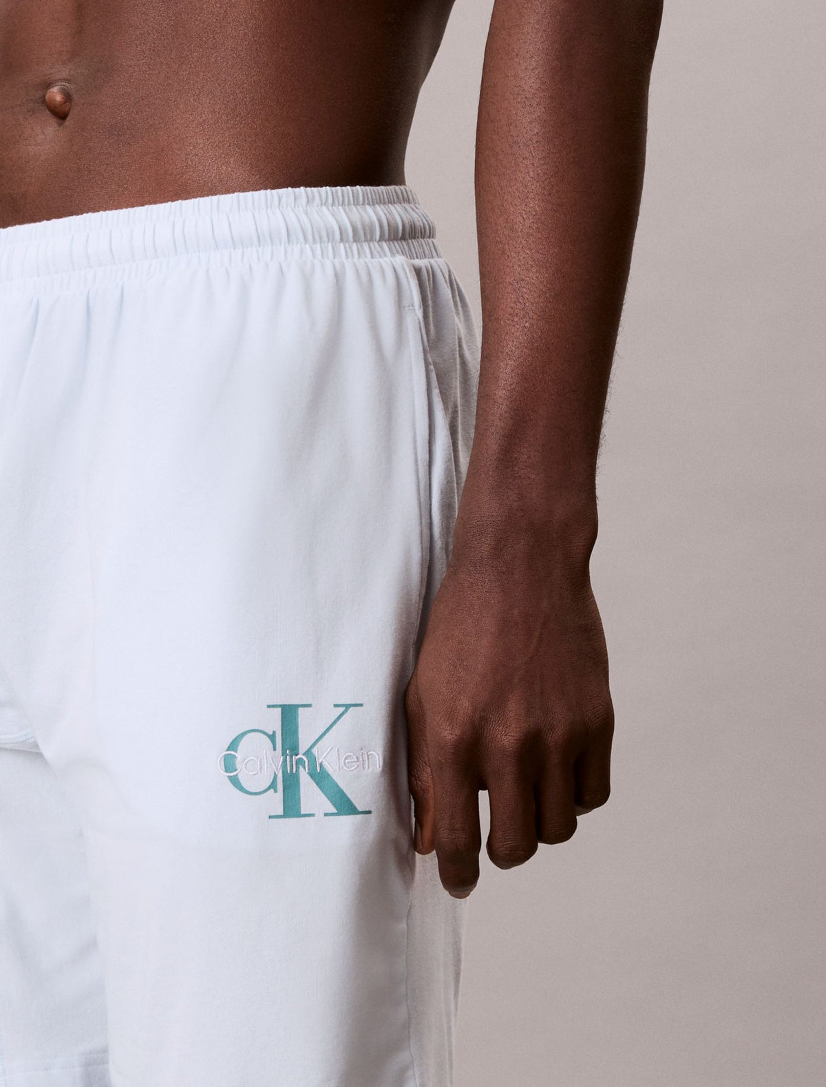 Calvin Klein Icon Cotton Stretch Monologo Sleep Shorts