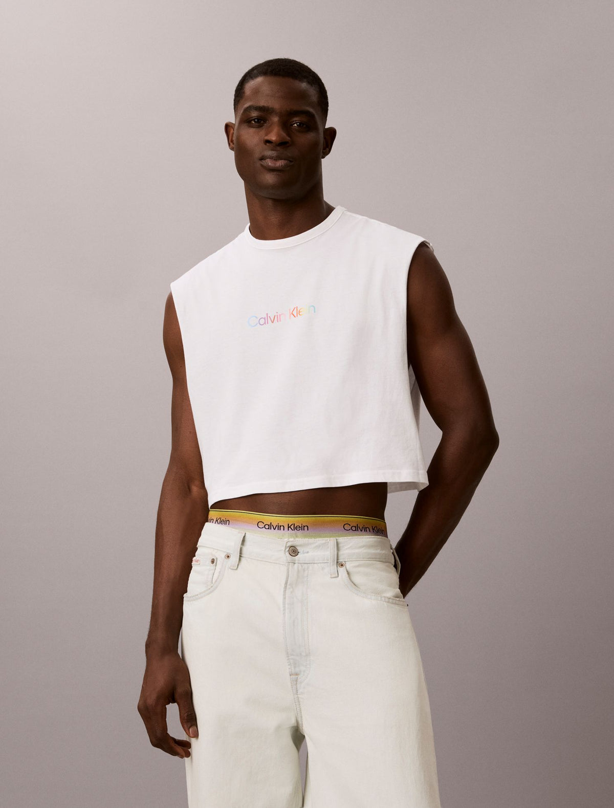 Calvin Klein Pride Crop Tank