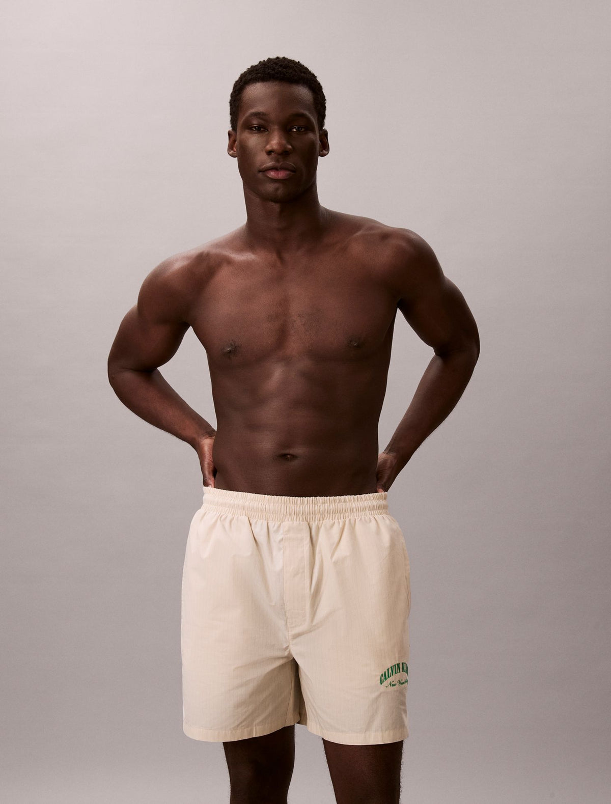 Calvin Klein Heritage Classic Cotton Poplin Sleep Shorts