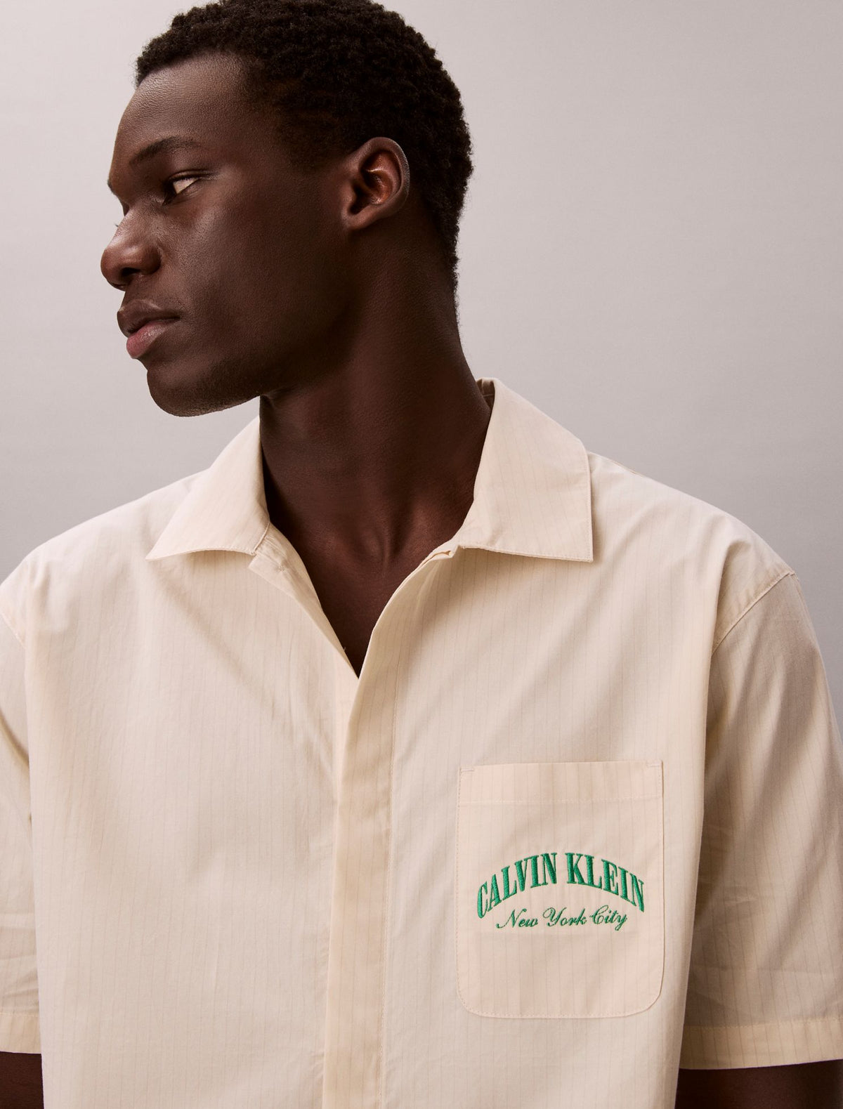 Calvin Klein Heritage Classic Cotton Poplin Sleep Shirt