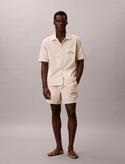 Calvin Klein Heritage Classic Cotton Poplin Sleep Shirt