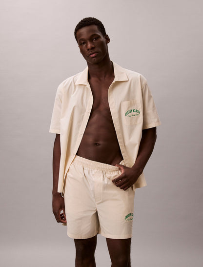Calvin Klein Heritage Classic Cotton Poplin Sleep Shirt