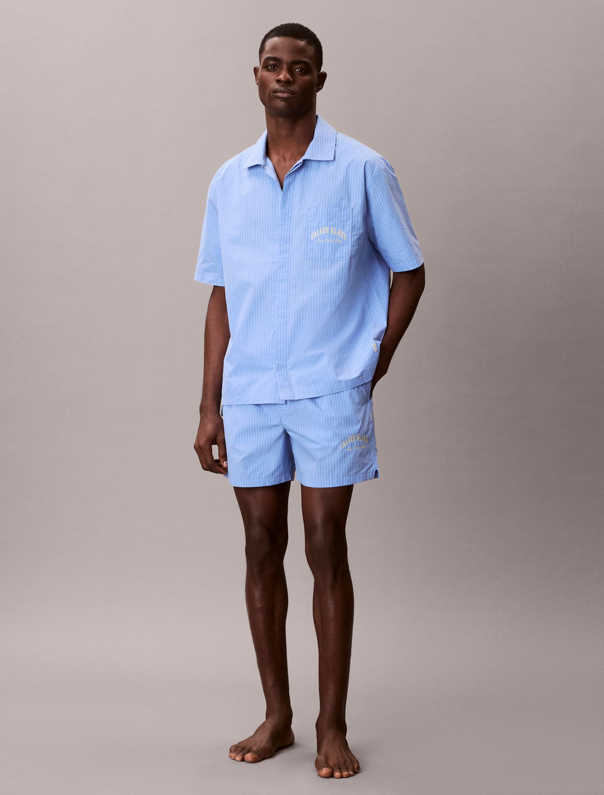 Calvin Klein Heritage Classic Cotton Poplin Sleep Shorts