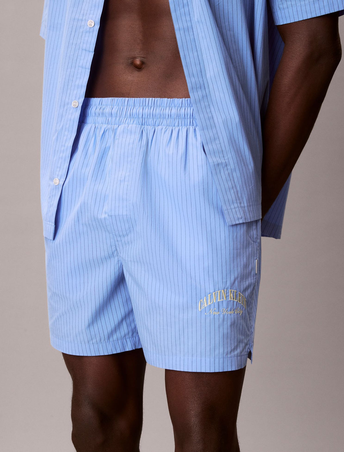 Calvin Klein Heritage Classic Cotton Poplin Sleep Shorts