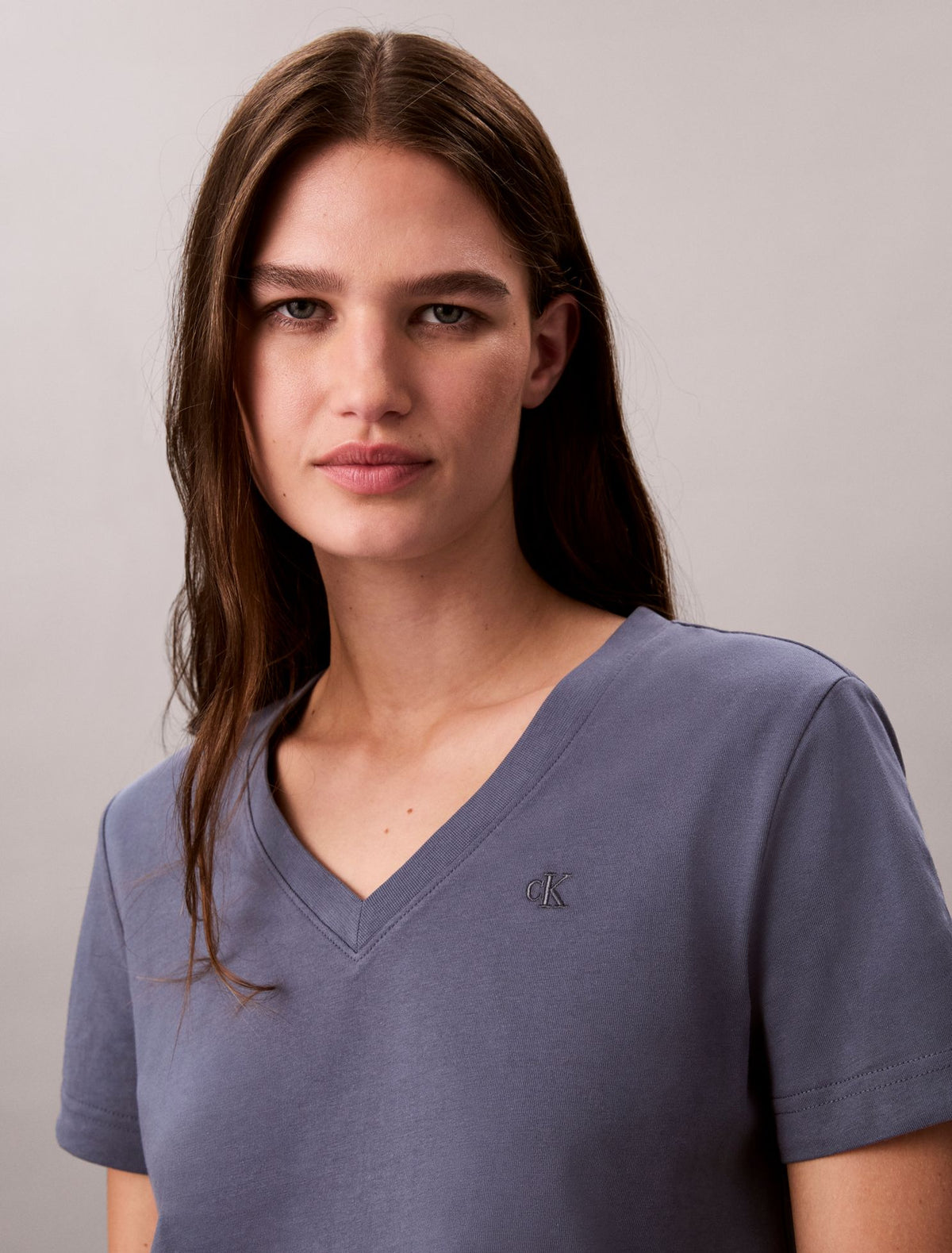 Calvin Klein Monogram V-Neck T-Shirt