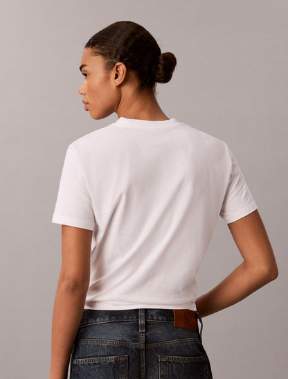 Calvin Klein Embroidered Script Logo Tee