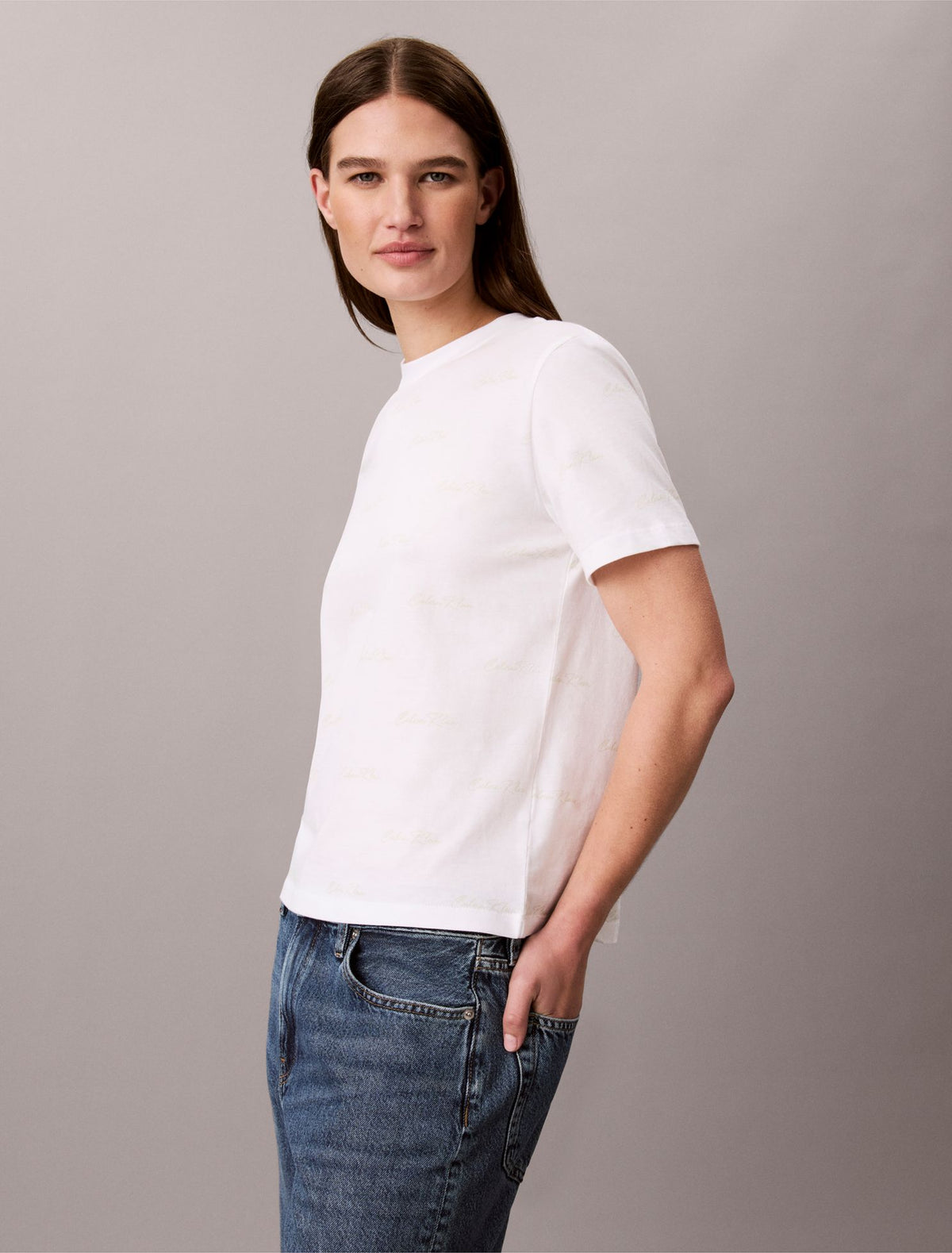 Calvin Klein Allover Logo Classic Tee