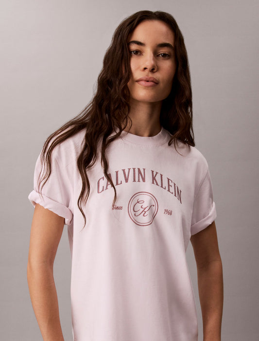 Calvin Klein Arch Varsity Logo Graphic Relaxed T-Shirt