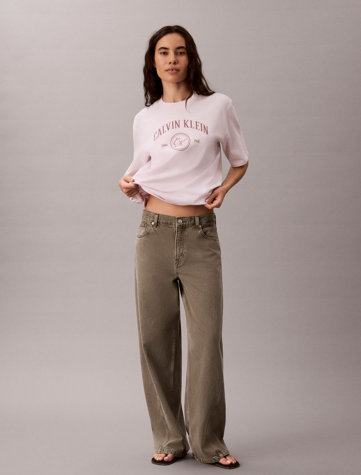 Calvin Klein Arch Varsity Logo Graphic Relaxed T-Shirt