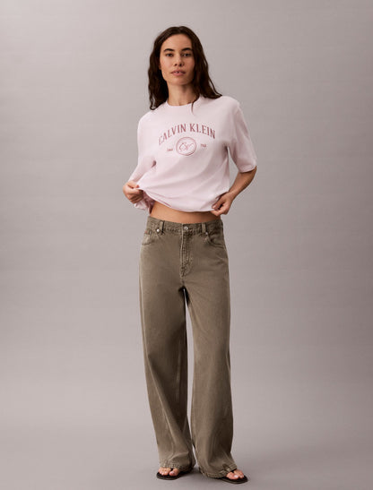 Calvin Klein Arch Varsity Logo Graphic Relaxed T-Shirt