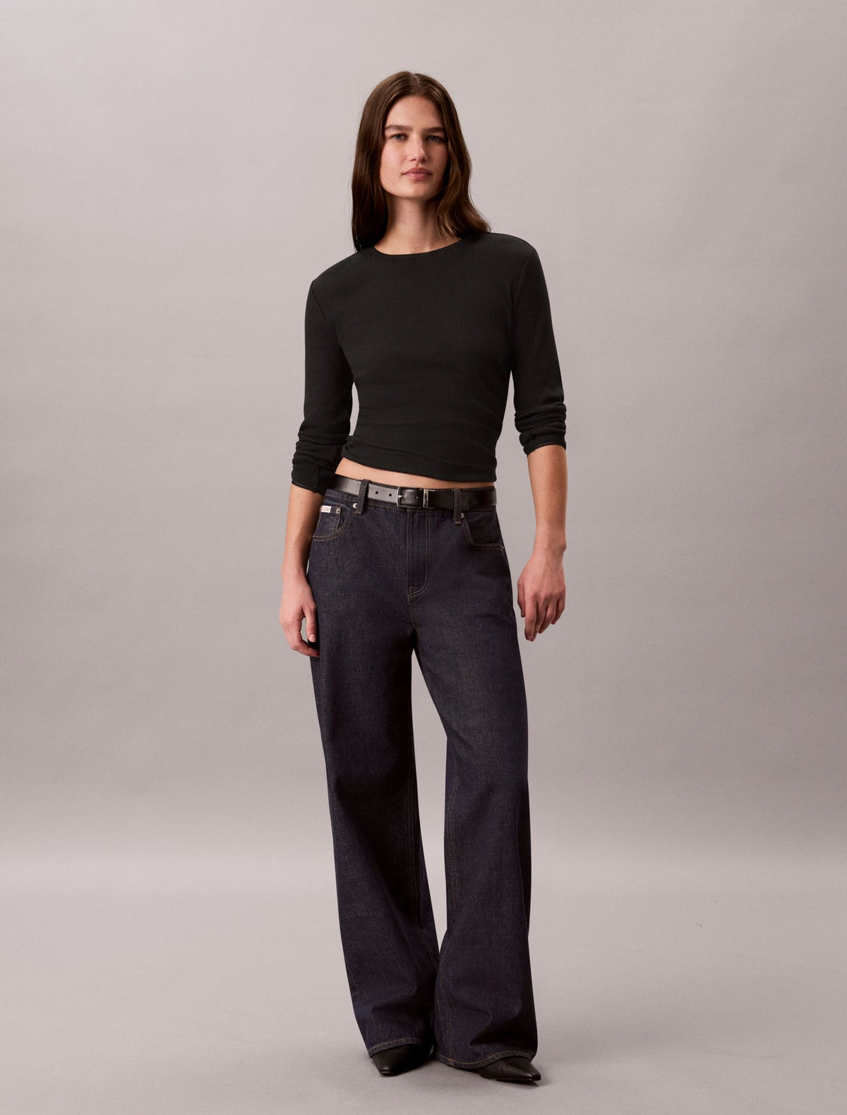 Calvin Klein Pointelle Knit Slim Tee