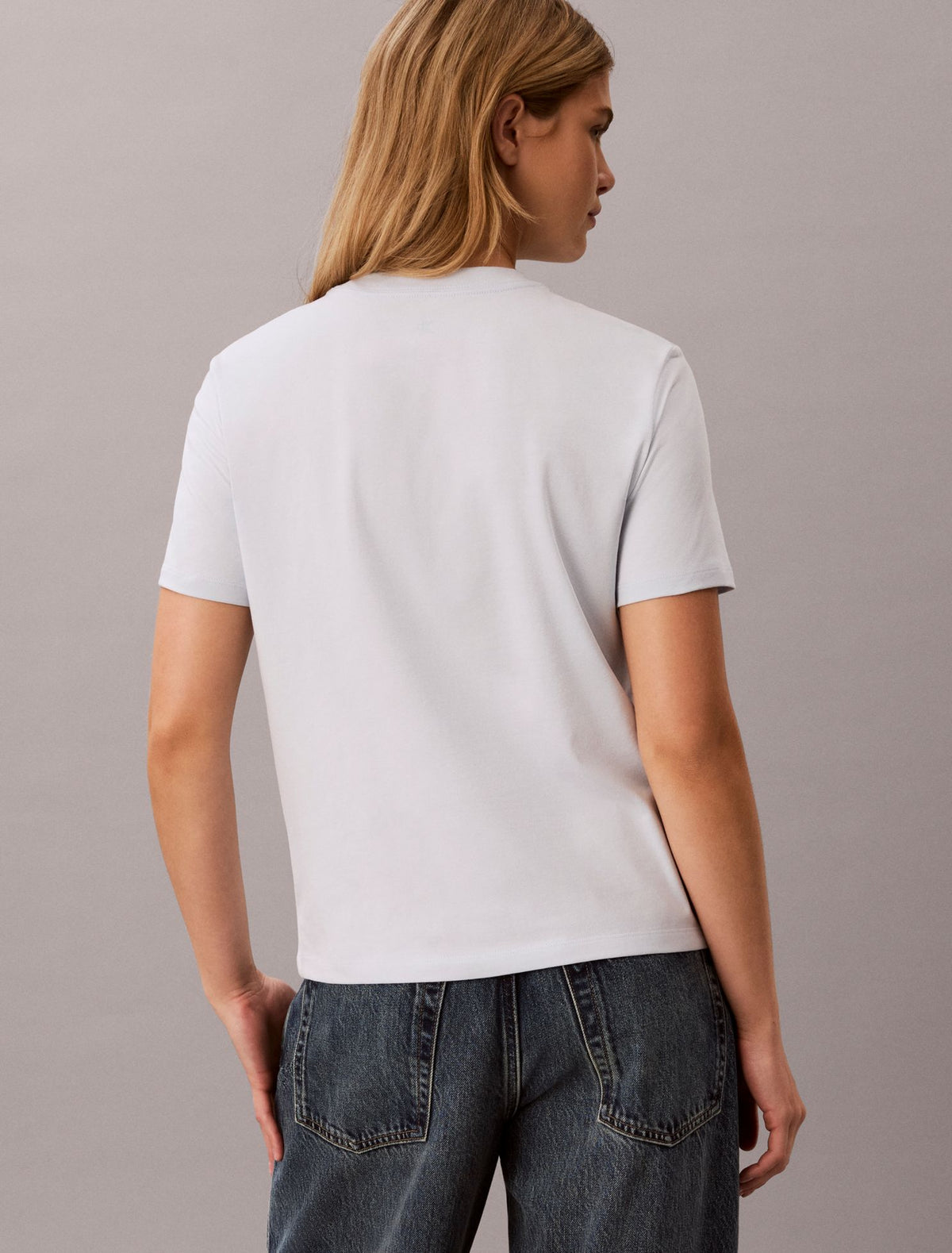 Calvin Klein Slim Cityscape Embossed Logo Tee
