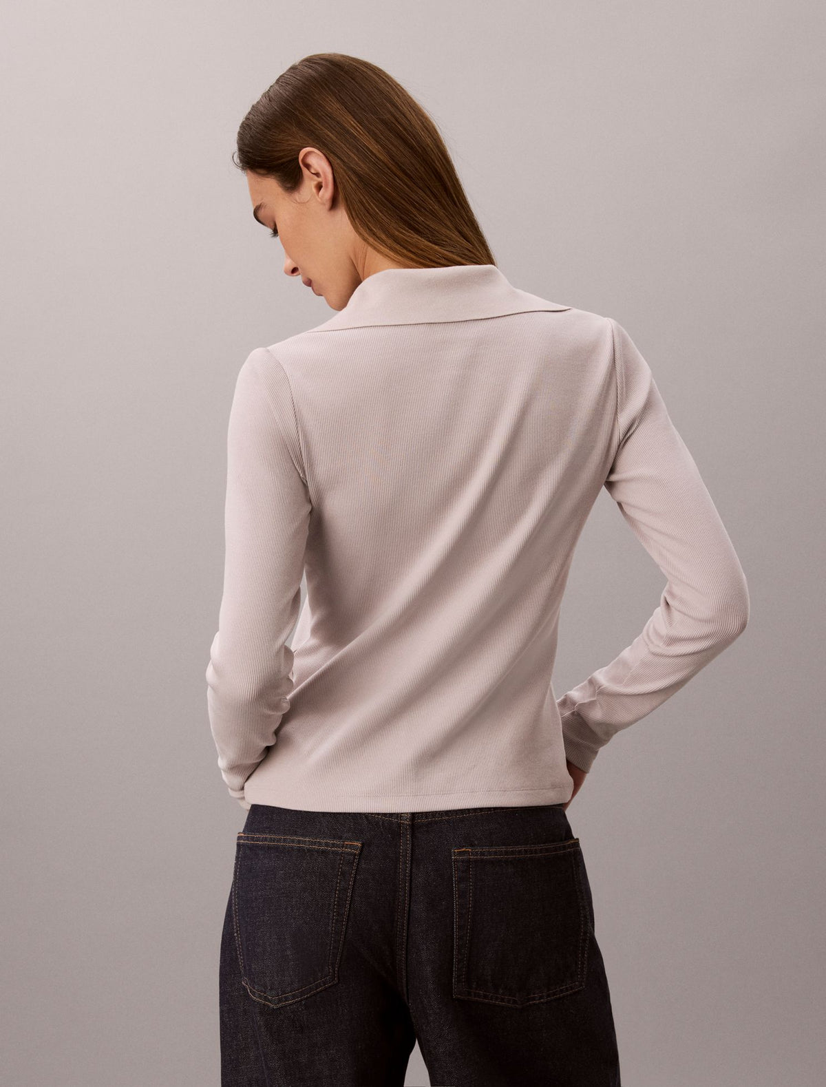 Calvin Klein Woven Monologo Henley Turtleneck Sweater