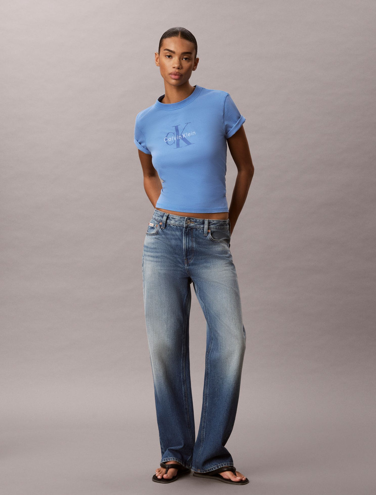 Calvin Klein Acid Wash Monologo Tee