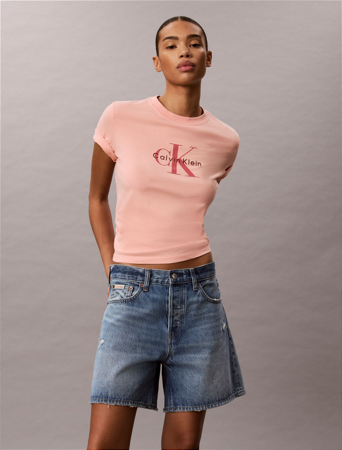 Calvin Klein Acid Wash Monologo Tee