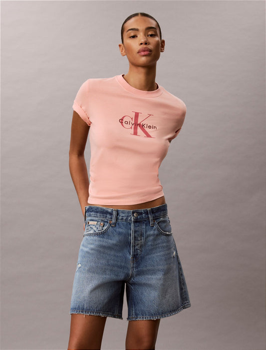 Calvin Klein Acid Wash Monologo Tee