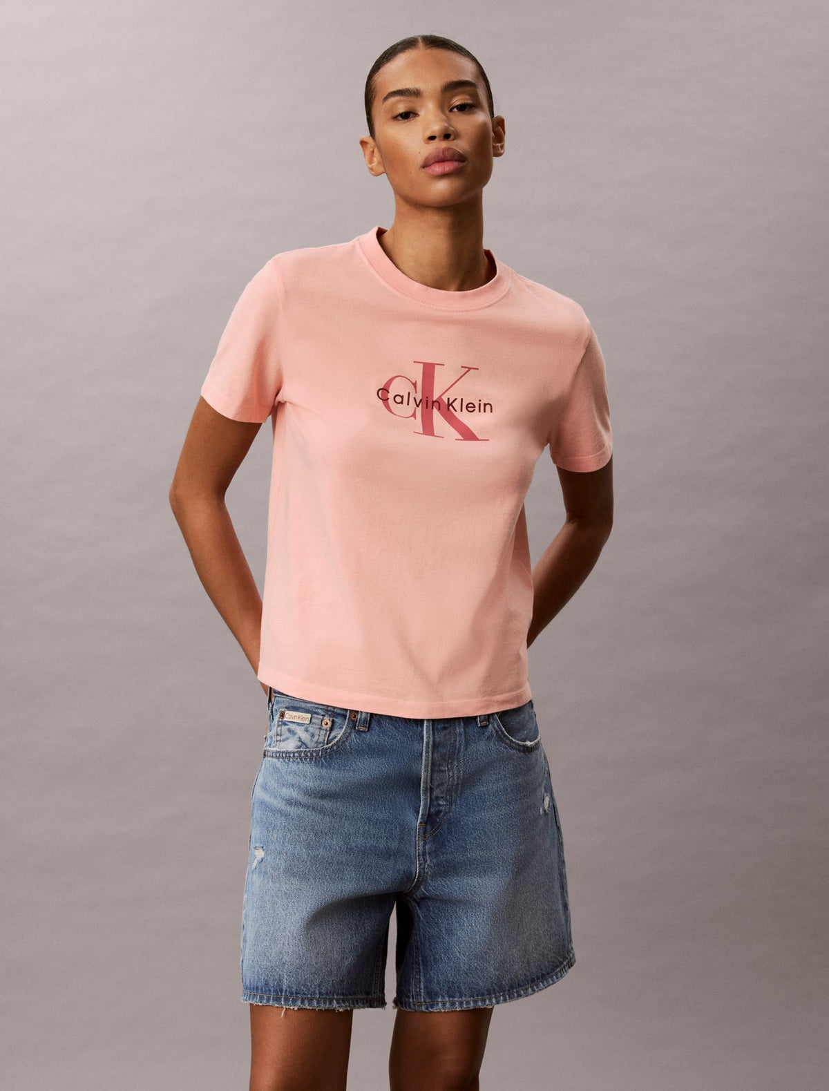 Calvin Klein Acid Wash Monologo Tee