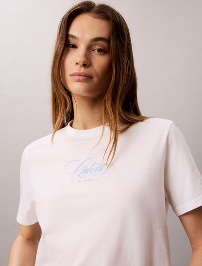 Calvin Klein Calvin Script Logo Classic Tee