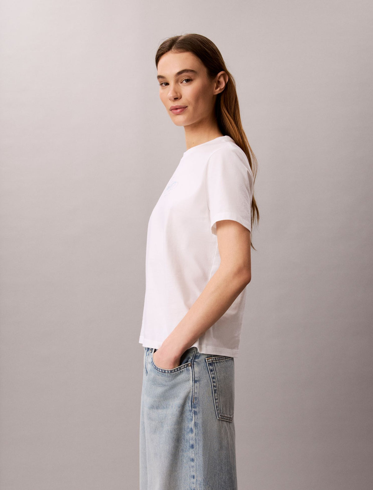 Calvin Klein Calvin Script Logo Classic Tee