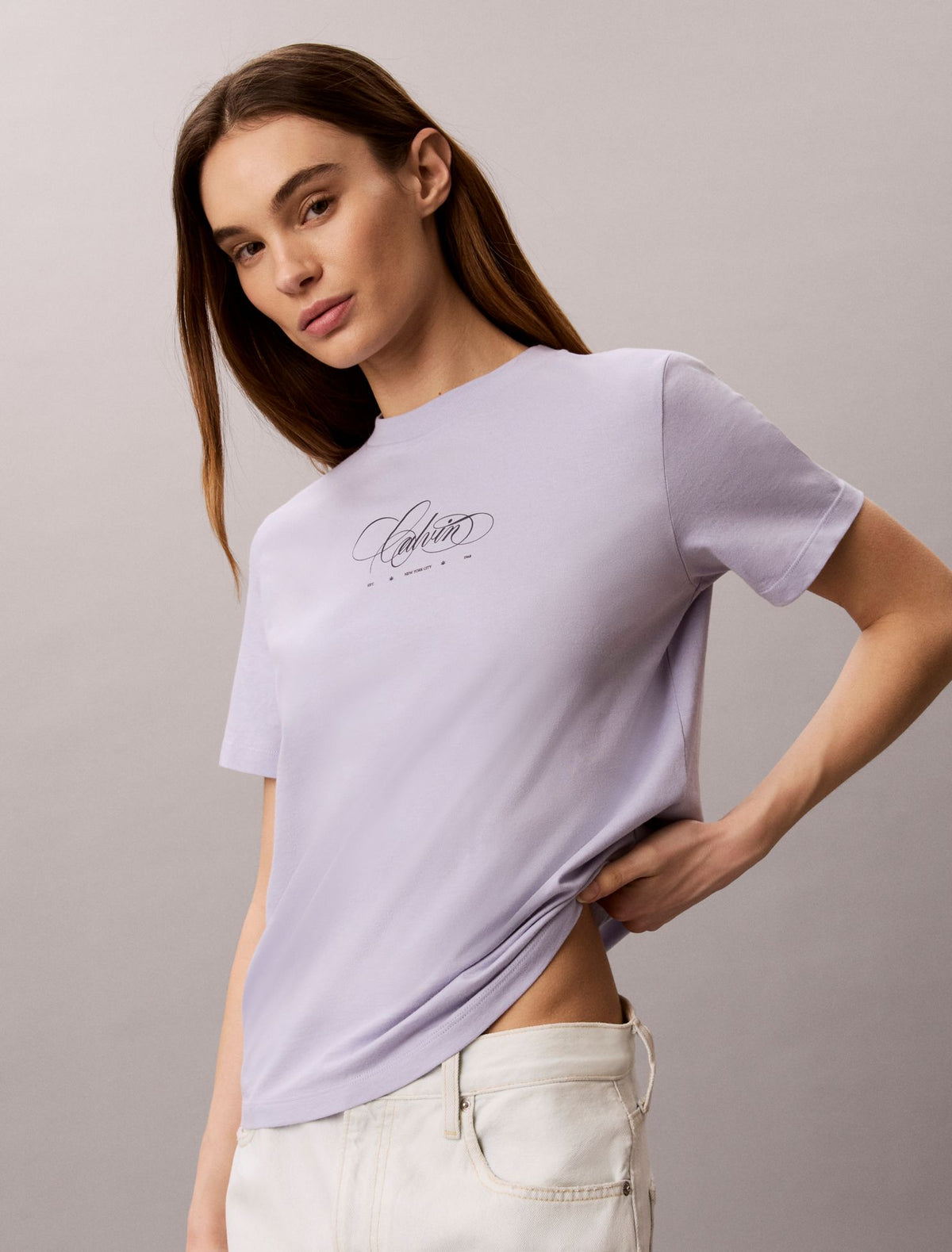 Calvin Klein Calvin Script Logo Classic Tee