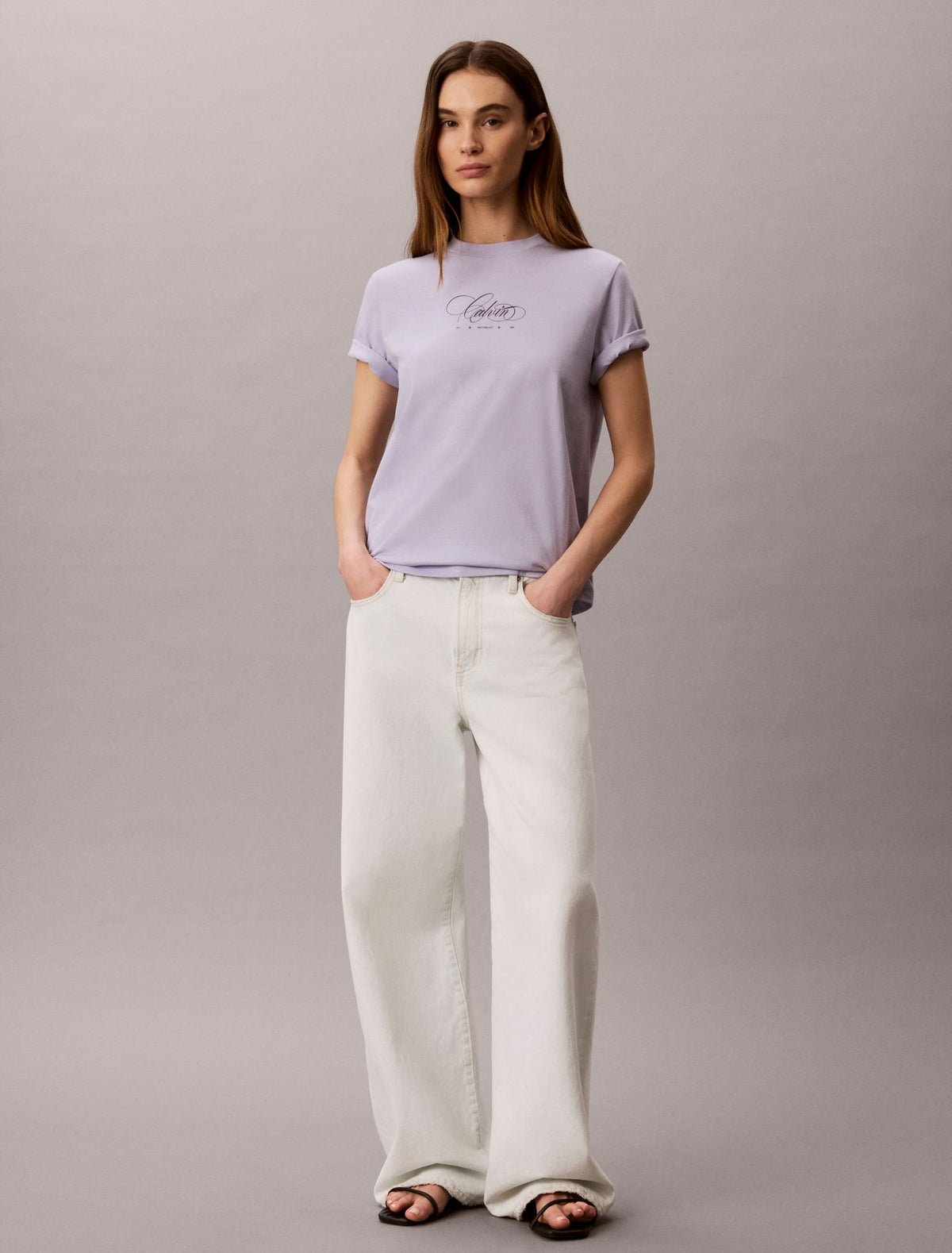 Calvin Klein Calvin Script Logo Classic Tee