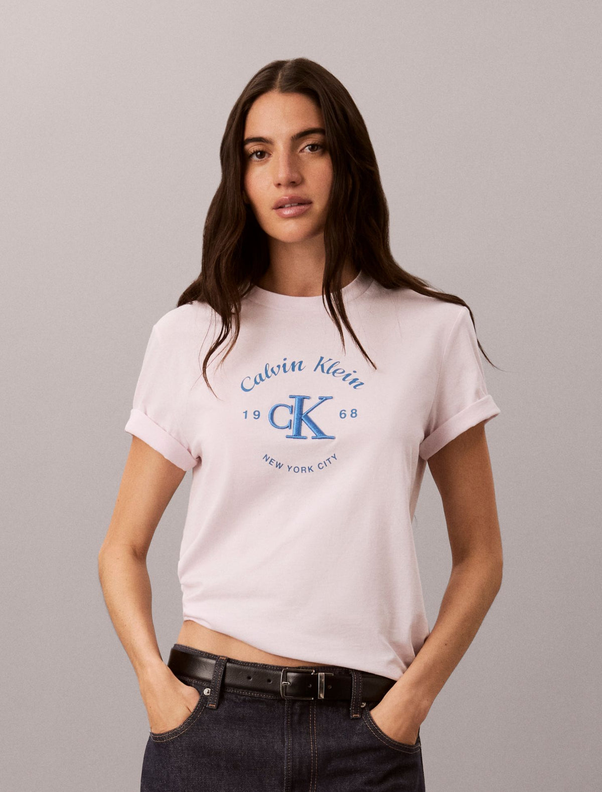 Calvin Klein Varsity Crest Logo Tee