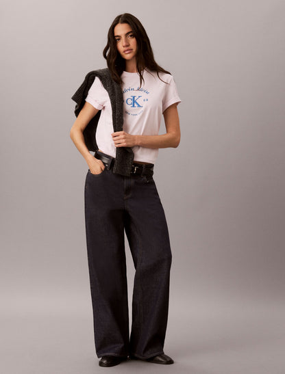 Calvin Klein Varsity Crest Logo Tee