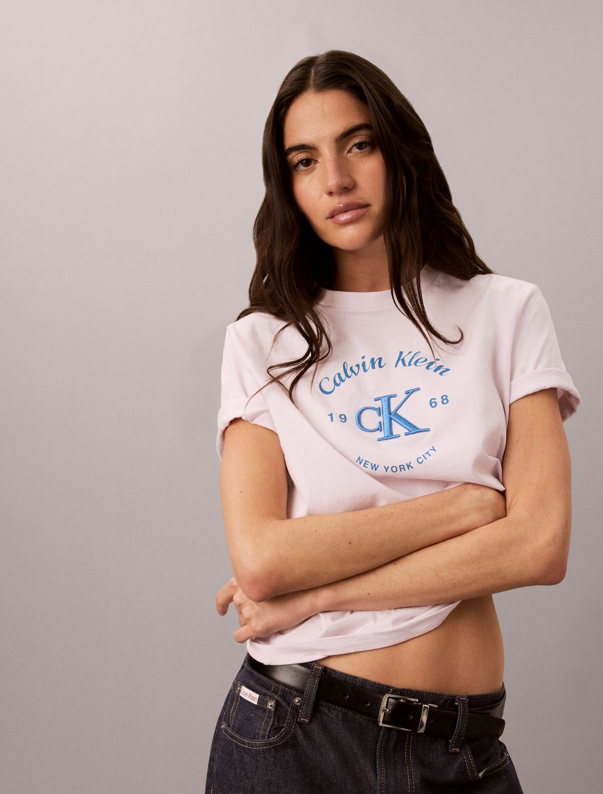 Calvin Klein Varsity Crest Logo Tee