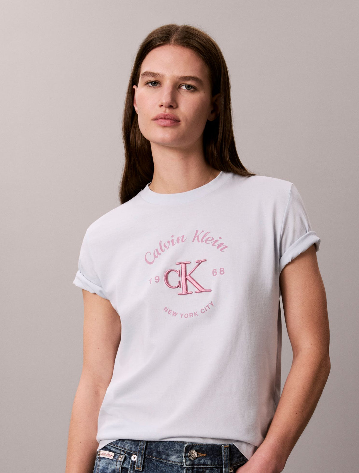 Calvin Klein Varsity Crest Logo Tee