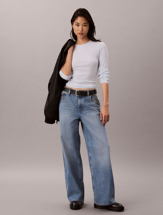 Calvin Klein Pointelle Knit Slim Tee