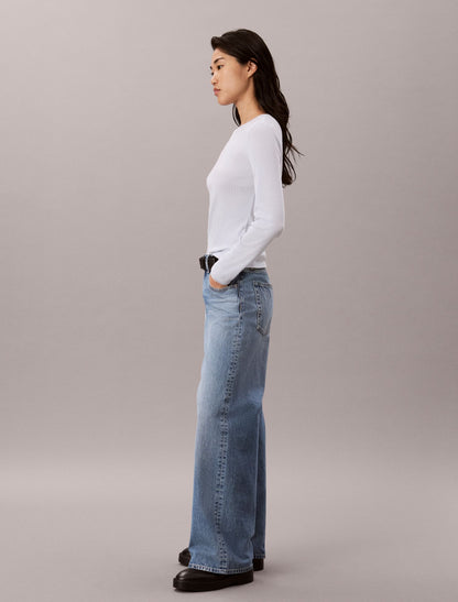 Calvin Klein Pointelle Knit Slim Tee