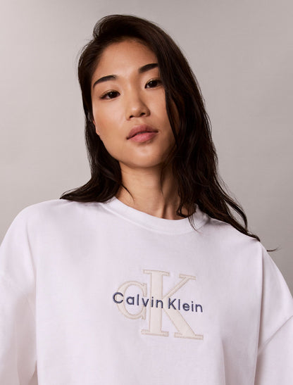 Calvin Klein Denim Monologo Boxy T-Shirt