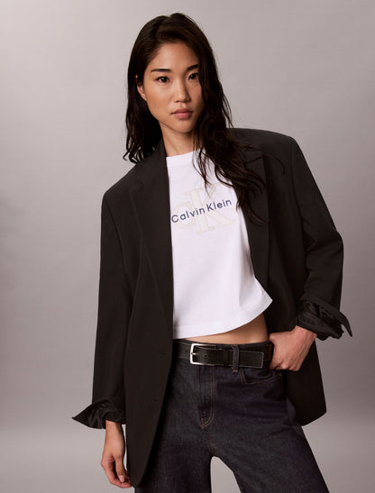 Calvin Klein Denim Monologo Boxy T-Shirt