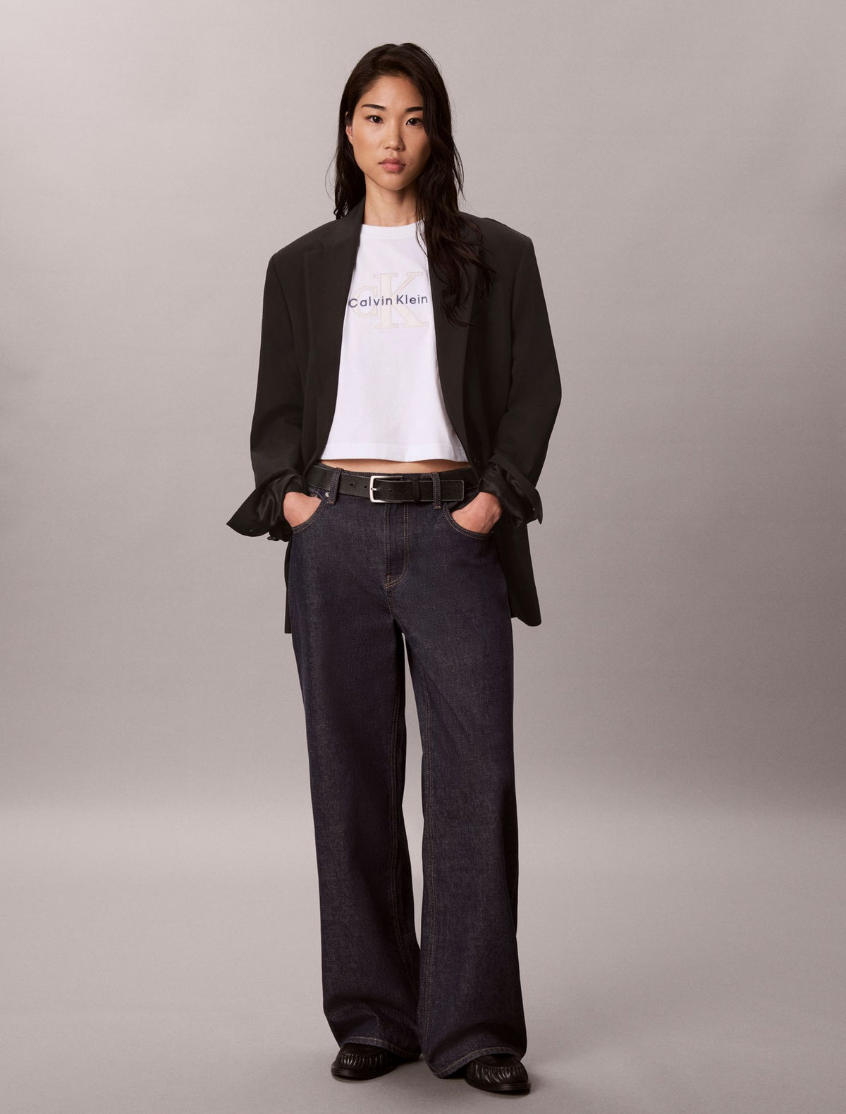Calvin Klein Denim Monologo Boxy T-Shirt