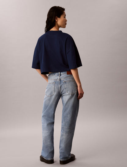 Calvin Klein Denim Monologo Boxy T-Shirt
