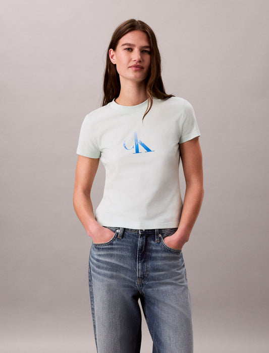 Calvin Klein Slim Gradient Monologo Tee