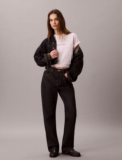 Calvin Klein Metallic Logo Boxy Tee