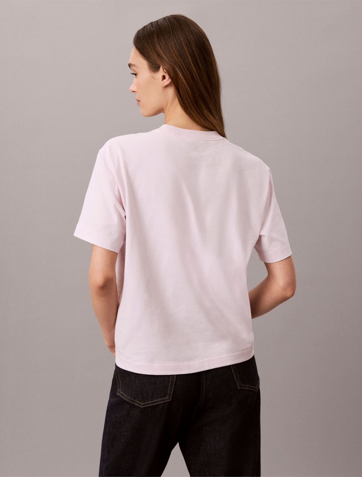 Calvin Klein Metallic Logo Boxy Tee