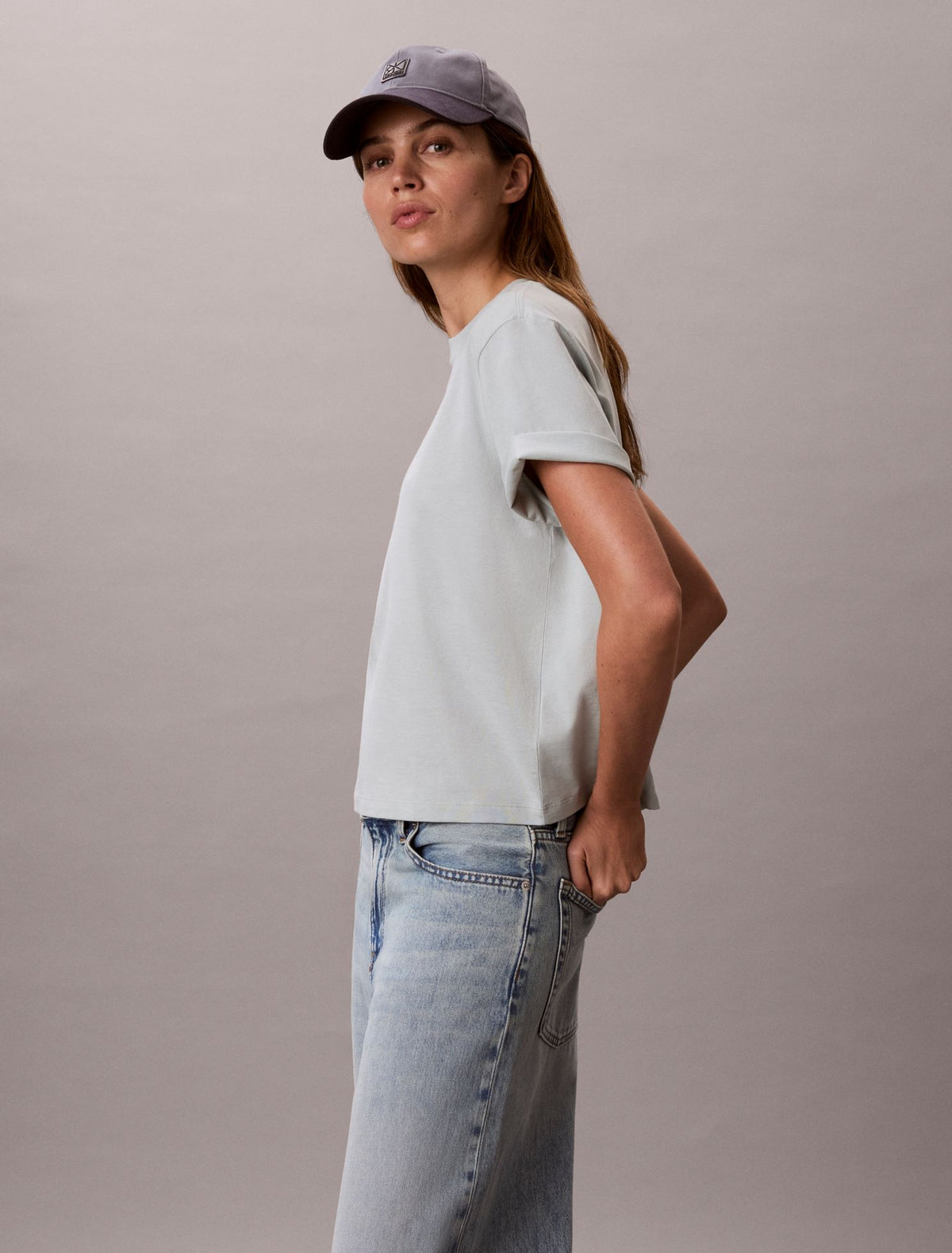 Calvin Klein Floral Logo Graphic Boxy T-Shirt