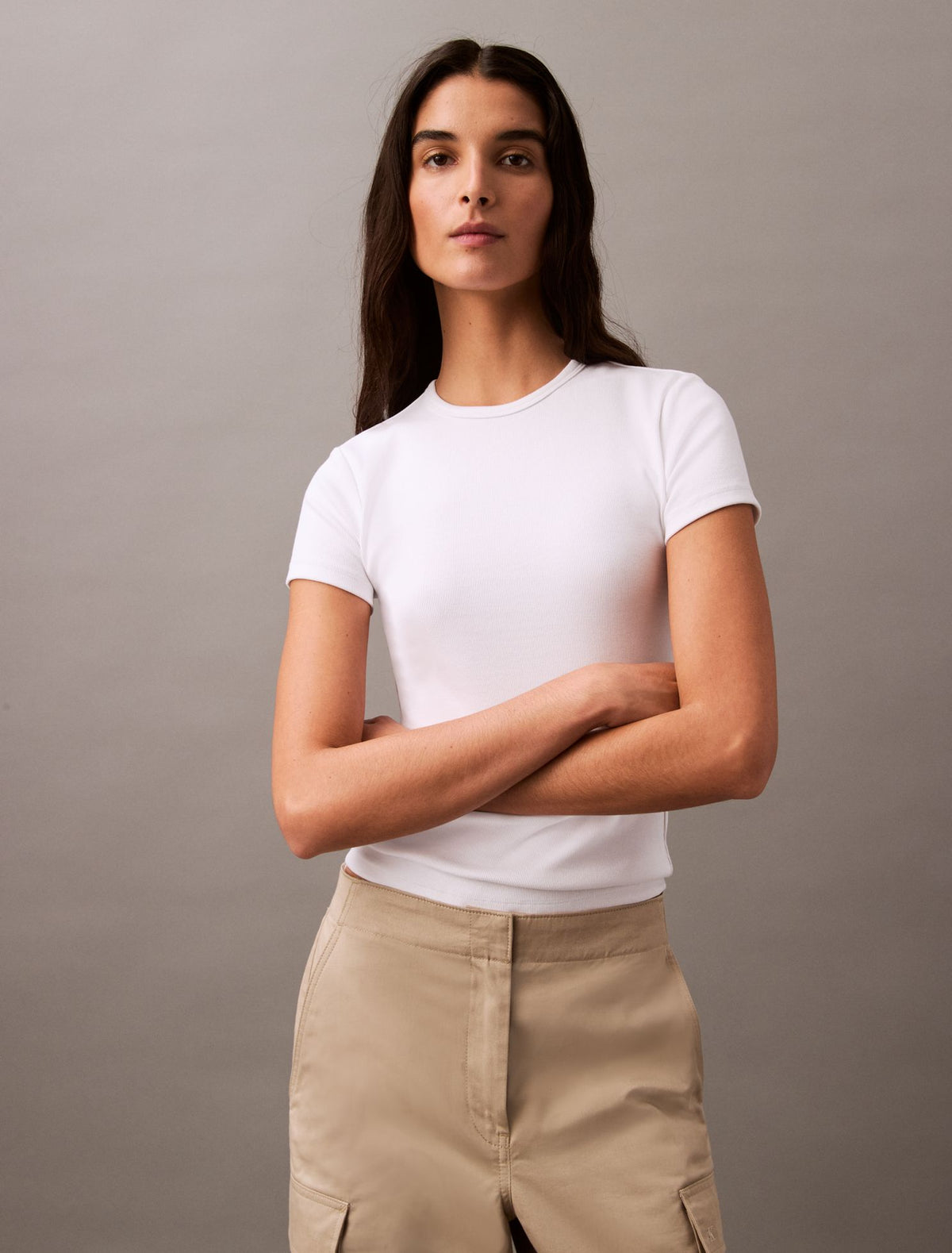 Calvin Klein Cotton Contour Rib T-Shirt