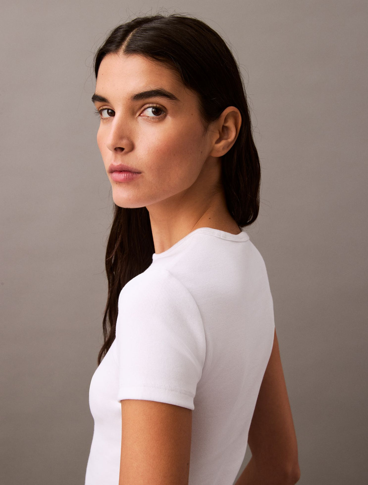 Calvin Klein Cotton Contour Rib T-Shirt