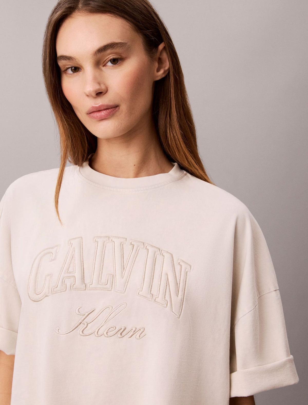 Calvin Klein Boxy Applique Logo Tee