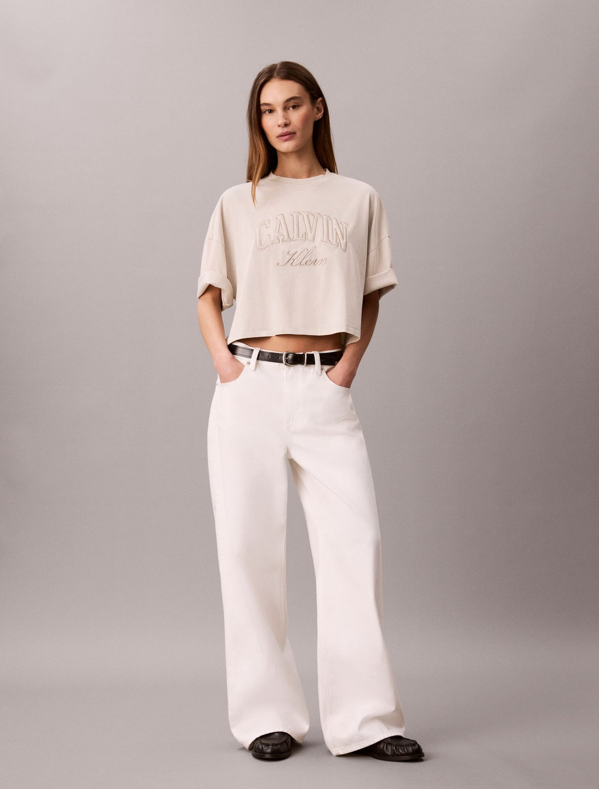 Calvin Klein Boxy Applique Logo Tee