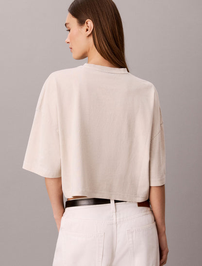 Calvin Klein Boxy Applique Logo Tee