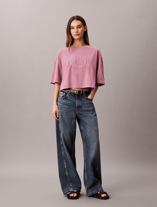 Calvin Klein Boxy Applique Logo Tee