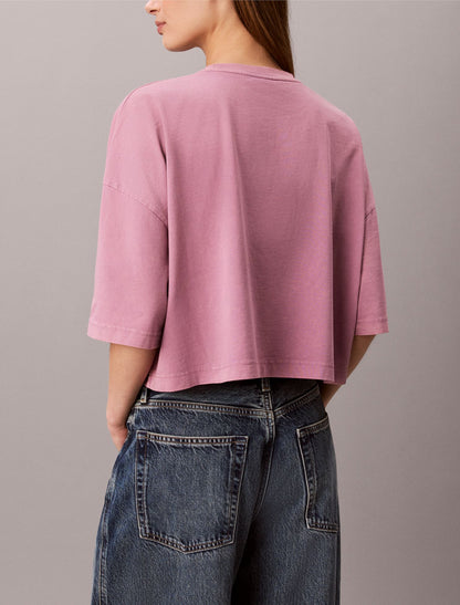 Calvin Klein Boxy Applique Logo Tee