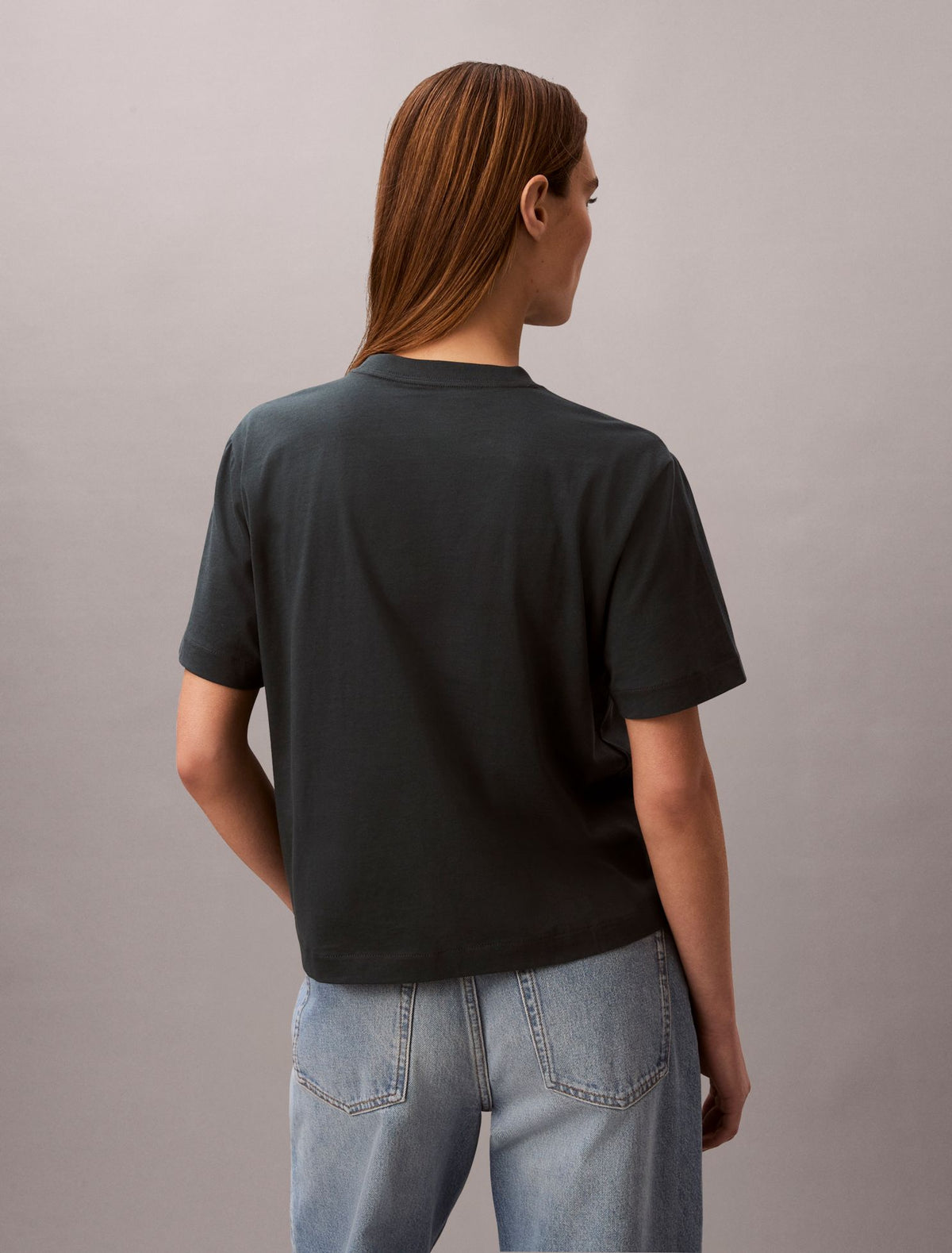 Calvin Klein Script Logo Graphic Boxy T-Shirt