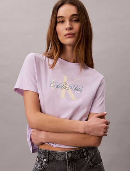 Calvin Klein Script Monologo Graphic Classic T-Shirt