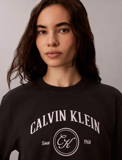 Calvin Klein Arch Varsity Logo Graphic Relaxed T-Shirt