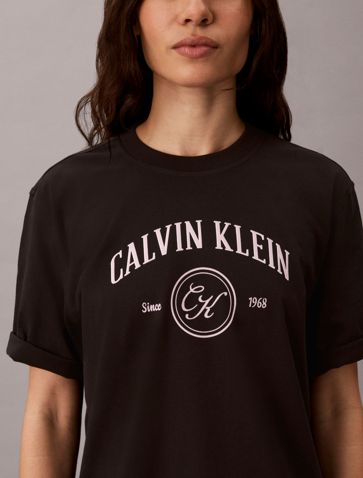Calvin Klein Arch Varsity Logo Graphic Relaxed T-Shirt